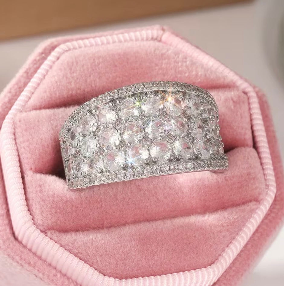 Iced Signet Ring